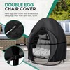 boyspringg Patio Chair Cover, 91x80 Inches, Extra Large Double Egg