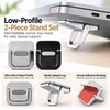 Mini Laptop Stand for Desk – 2-Piece Aluminum Alloy &
