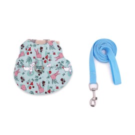 Rabbit Harness and Leash Set,Adjustable Ferret Training Vest Lead with Metal Buckle & 360° Rotating Hook for Rabbit Ferret Small Pets Outdoor Walking