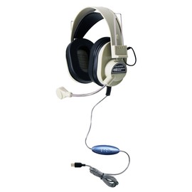 HMLHA66USBSM - Hamilton Buhl Deluxe USB Headset with Gooseneck Microphone