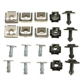 Viviance Underbody Protection Engine Cover Mounting Motor Clips Screw Set Compatible with A3 A4 A6 A8 100 Coupe Passat B5 Superb I