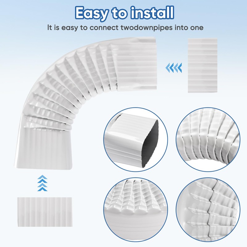 VYH Gutter Downspout Gutter Elbow Style B 3" x 4"