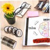 Operitacx 10 Pack Creative Foil Washi Tapes Black Decorative Sticker