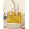 TeeYee Women's Medium Handbag Canvas Shoulder Bag Shopper Multi Compartments