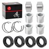2 set Front Lower or Upper A-Arm Bushings For HONDA