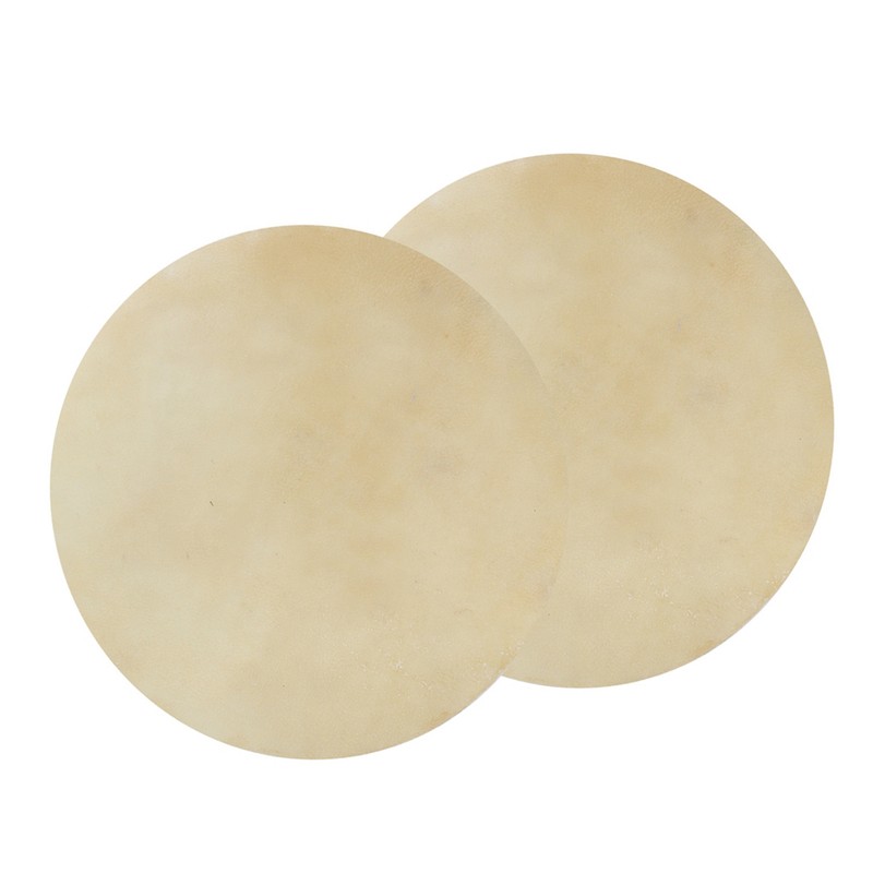 2pcs Drum Head Sheepskin Consistent Clear Sound for African Bongo