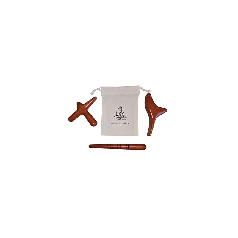 Longway-Buddha Trigger Point Massage Set of 3 with Storage Bag