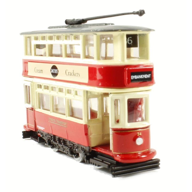 OXFORD N:GAUGE - NSET02 FIVE PIECE BUS SET INC TRAM