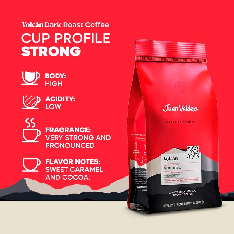 Juan Valdez Volcan Ground Coffee - Dark Roast | 100%