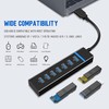 7-Port USB 3.0 Hub - High-Speed with LED Indicator -