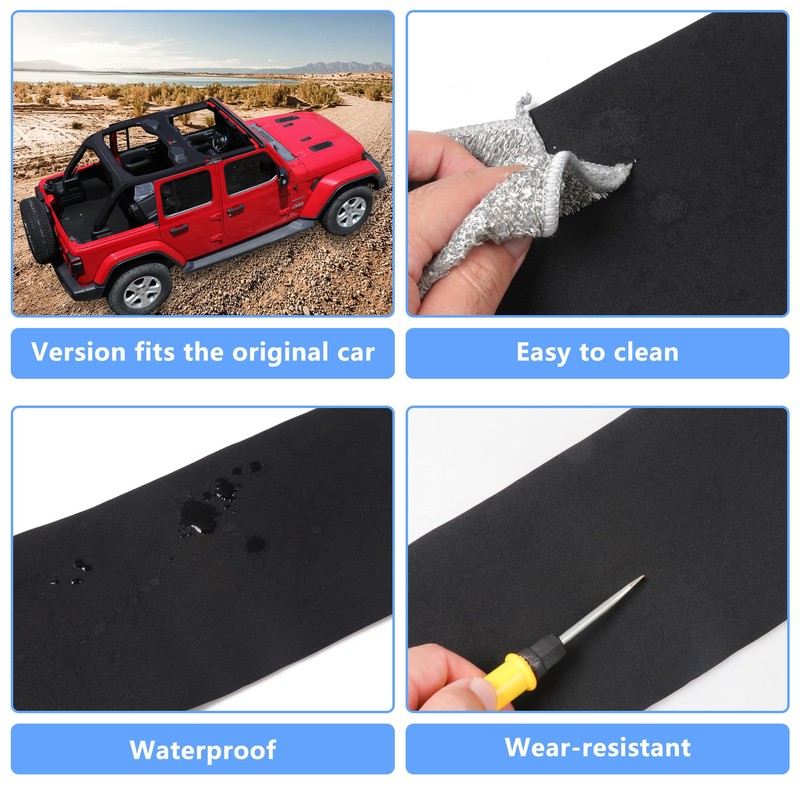 sukemichi Roll Bar Padding Protectors for Jeep JL, Full Cover