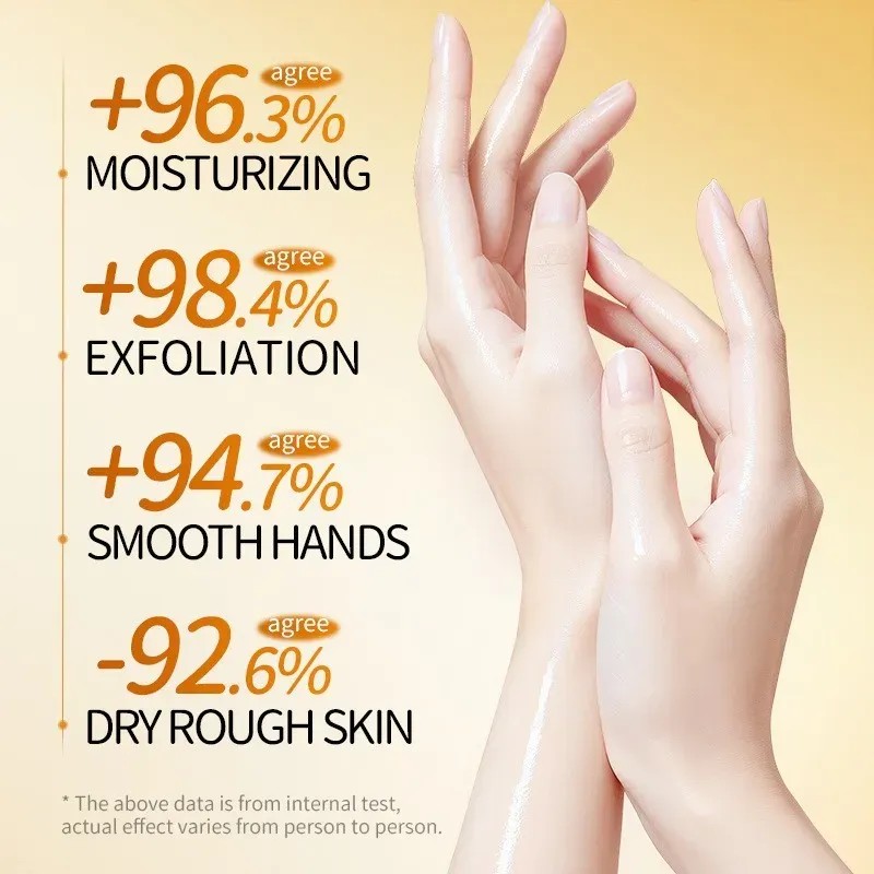 Lemon Nourishing And Tendering Hand Mask Autumns And Winter