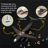 Crelloci Diecast Airplanes with Lights and Sounds, Aircraft Toy Model