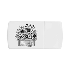 'Window Box Planter' Pill Box with Tablet Splitter (PI00031150)