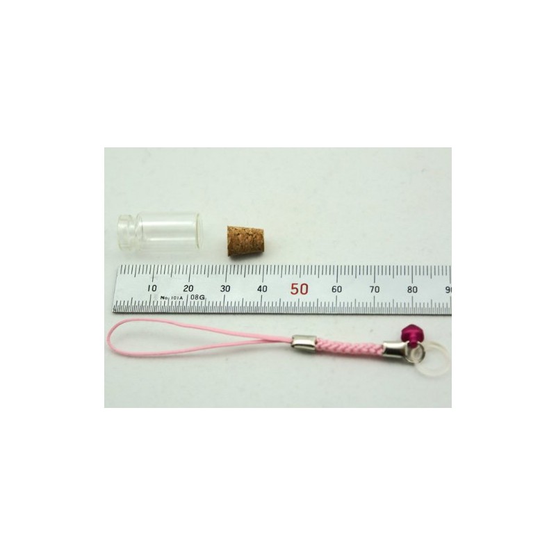 Mini Glass Vial Strap/0.9 x 0.4 inch (2.2 x 1.1