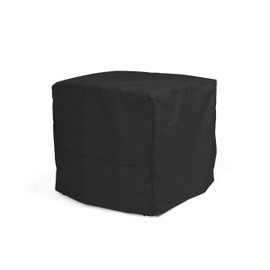 Covermates Square Patio Accent Table Cover - Patio Outdoor Furniture Cover, Water Resistant Outdoor Ottoman/Side Table Cover, Ultima 600D Polyester, 36W x 36D x 25H, Ripstop Black