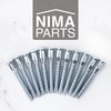 20 x Furniture Screws - Rustproof - Confirmat Screws Countersunk