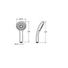 JACOB DELAFON Awaken Organic 3-Jet Shower Head