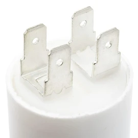 TECNID Electric Motor Starting Capacitor 450V Capacity 25µF Round Aluminium Plastic Capacitor