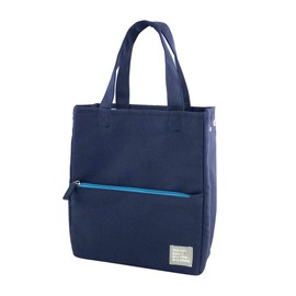 AF5276 Lunch Bag, Cold Insulated, Handbag, Tote Bag, Cute, Women's, Stylish, Lunchbox, For Work or School, Men's, Lunch Box, Lunch Cooler Bag, Simple, Mash, Navy