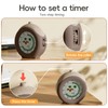 Moxilos Visual Timer for Kids, 299 Minute Cute Squirrel Timer,