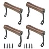 Crapyt 4 PCS Handles for Trays Serving Tray Handles Box