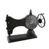 Hometime Metal Mantel Clock - Antique Style Sewing Machine