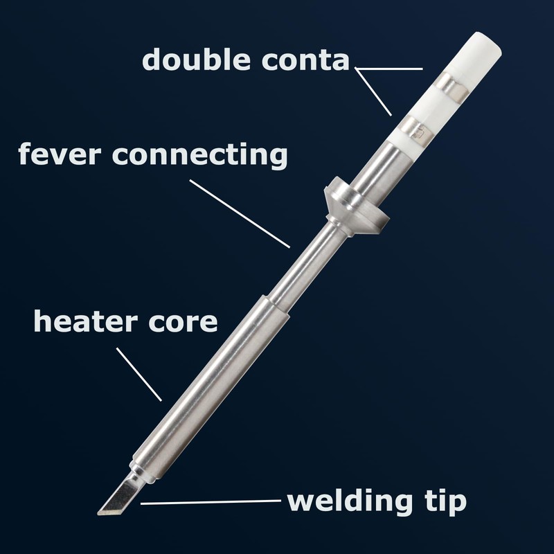 VECO-T Soldering Iron Tips,TS100-D24 Rapid Heating Replacement Tip for pinecil