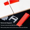 Tile Leveling System 3mm,500 pcs Tile Levelling System Clips,for Professional