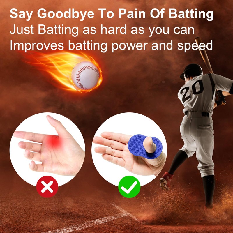 2 Pack Baseball Thumb Guard for Pro Batters, Hitter Training