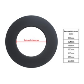 Decorative Stove Pipe Collar Wood Stove Pipe Wall Trim Collar Pipe Rosette Plates for Furnace Wood Burning Vent Decorative