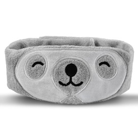 VHOPMORE Cute Animal Sleeping Mask Sleep Mask, Funny Sloth Soft Plush Eye Mask with Adjustable Headband for Travel Nap Blindfold Eye Cover Eyeshade for Adult Kids Men Women - Sloth
