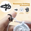 Fidqiog 6 Pcs Crochet Ring for Finger, New Cat Crochet