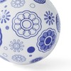Spode Blue Italian 7 cm Ceramic Christmas Bauble - Spokes