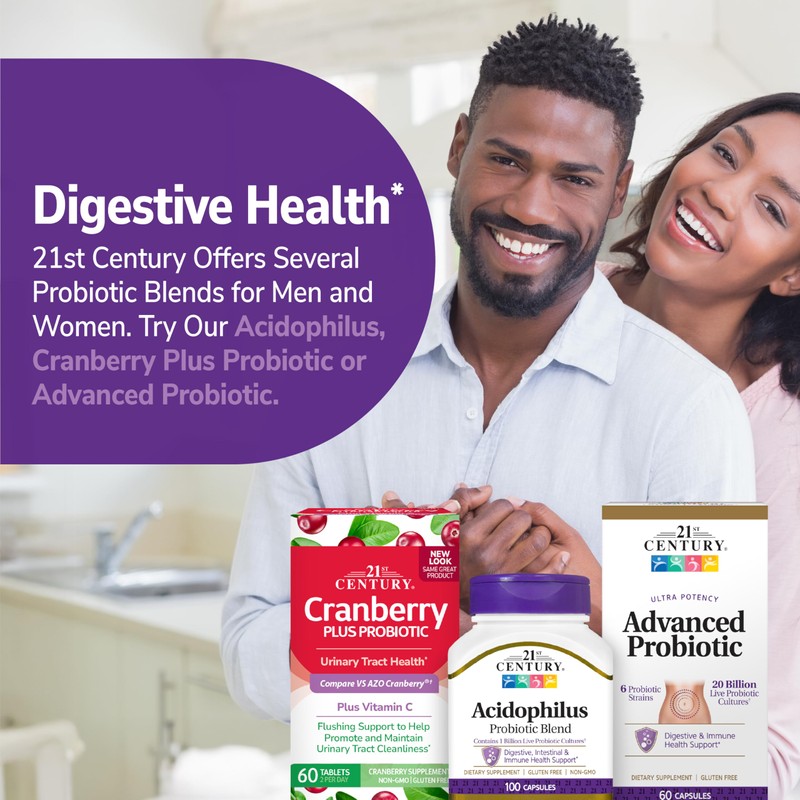 21st Century Acidophilus Capsules, 100 Count (21339)