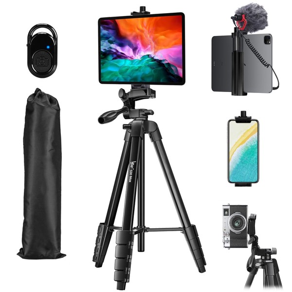 Lusweimi Tripod, Lusweimi 73-Inch Camera Tripod for iPad Pro &