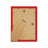 Almost Frameless A4 Red Picture Frame Set of 4, Display