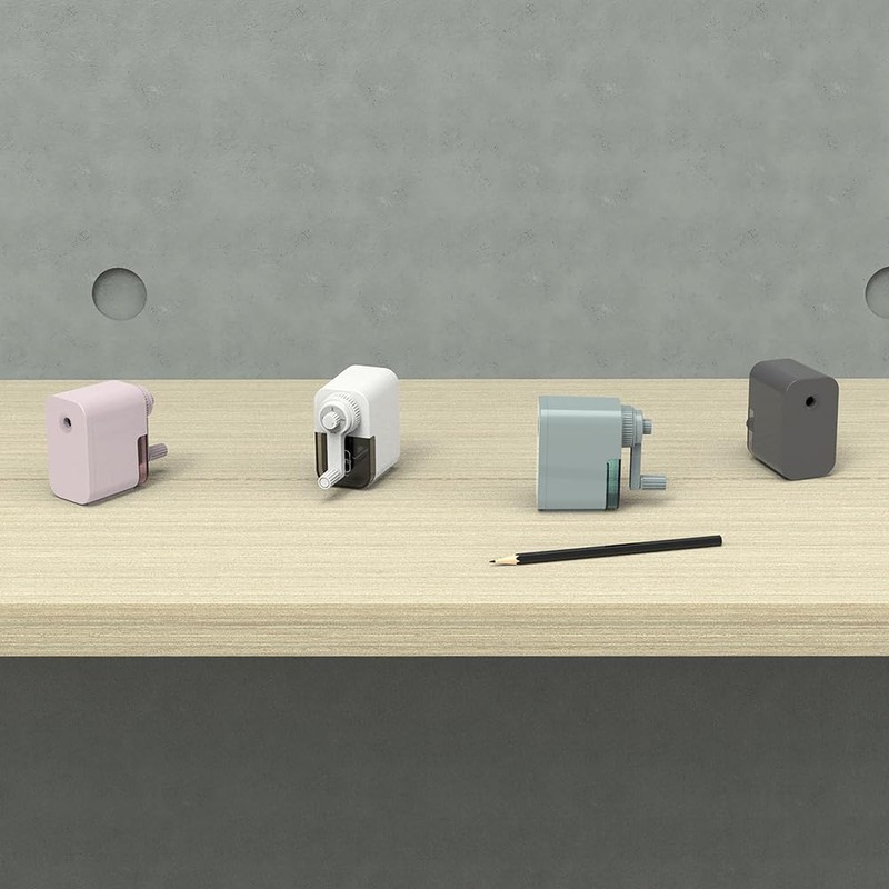 Nakabayashi DPS-H401GB Manual Pencil Sharpener, Mini Graish Blue