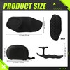 LTFIOON 1 Pair Anti Slip Workout Grips, Ergonomic Rubber Gym