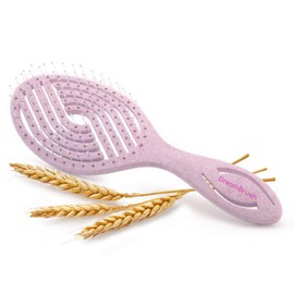 Beauty by Beck DreamBrush Organic Hair Brush - Detangling Brush without Pulling - for Women, Men and Children - Made of Wheat Straw - Comfortable for the Scalp - Also for Long Hair and Curls