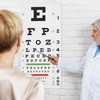 QFGasre Snellen Eye Chart Wall Chart Eye Exam Charts with