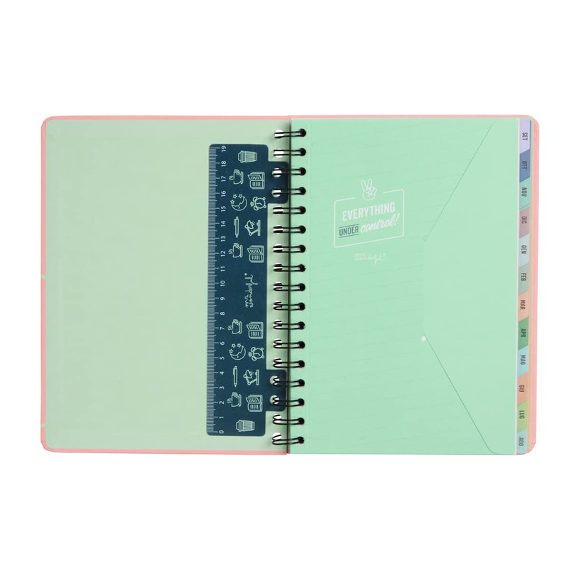 Mr.Wonderful - Teen School Diary 2023-2024 Weekly Pink - Make