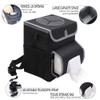 upra Car Trash Can with Lid Leakproof,Bag Hanging Storage Pockets,Adjustable