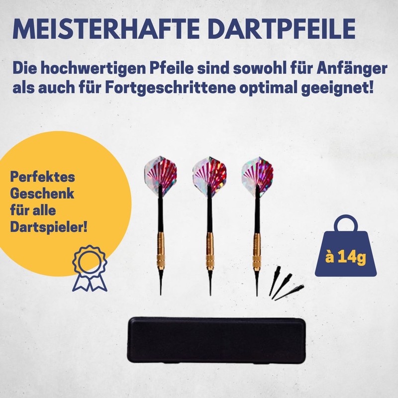 BEST SPORTING Safety Darts Knight Pack of 3 Soft Darts