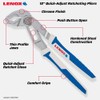 LENOX TOOLS LXHT90552 Quick-Adjust 12" V-Jaw Plier