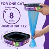 Jumbo Litter Refill Bags 56FT Compatible with Pet Litter Genie