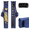 AMAZCHAT 5X3 Pool Cue Case for 3B5S,Detachable Adjustable Dual Shoulder