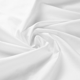 1 Yard White Cotton Fabric 57 Inch Wide 125 GSM Light Weight Broadcloth