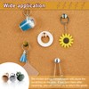 Outus 60 Pcs Giant Push Pins Jumbo Tacks 1 Inch