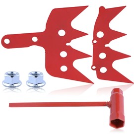 455 Chainsaw Bumper Spike Felling Dogs Set for Husqvarna 455 Rancher II Chainsaw Felling Dogs, West Coast Large Dog Spikes, Husky 455 Saw Dogs Parts -Heavy Duty Dual Felling Dogs (Inner Outer)